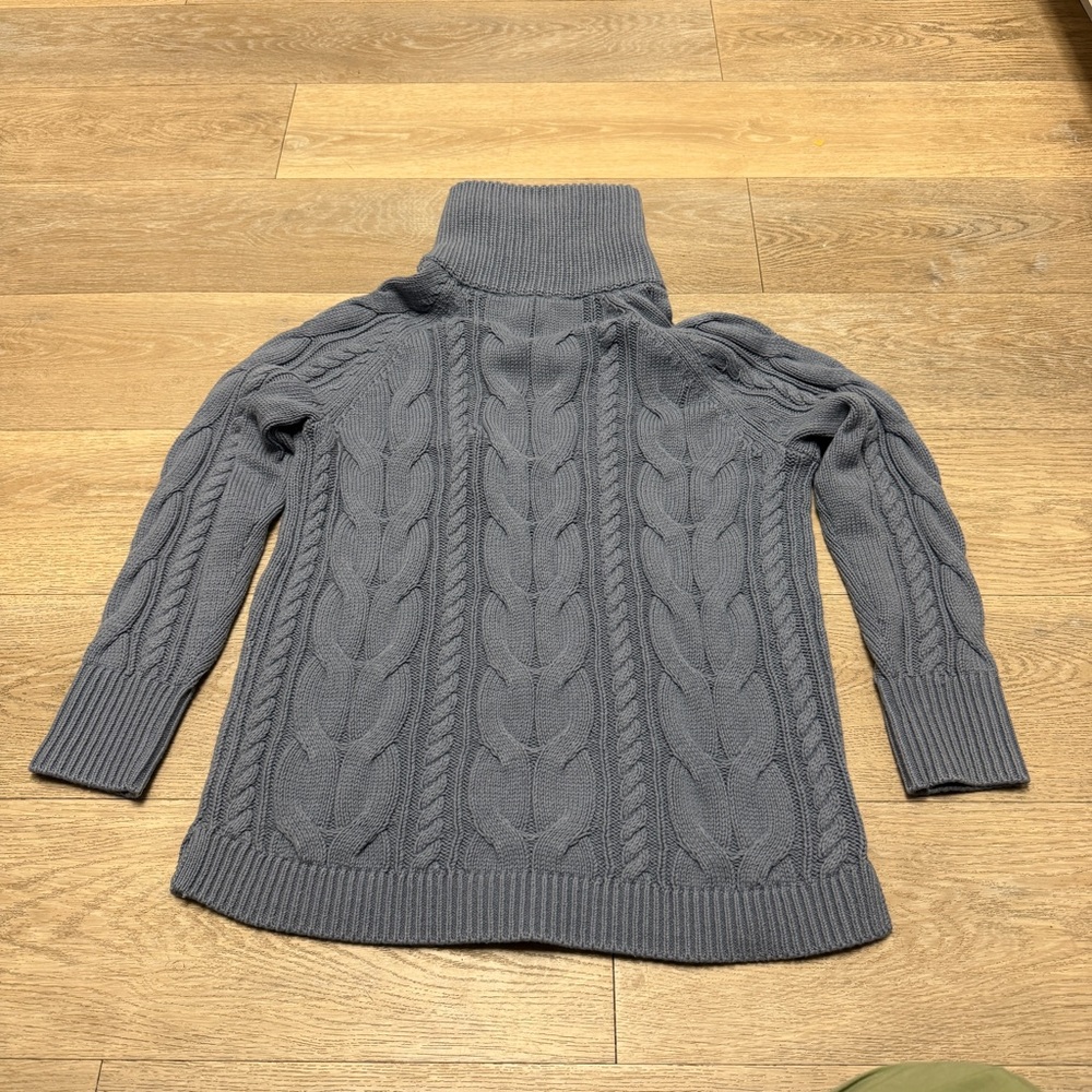 Haven Well Within Side Zip Cowl Neck Cable Knit Sweater Size Medium NWT - Picture 10 of 11
